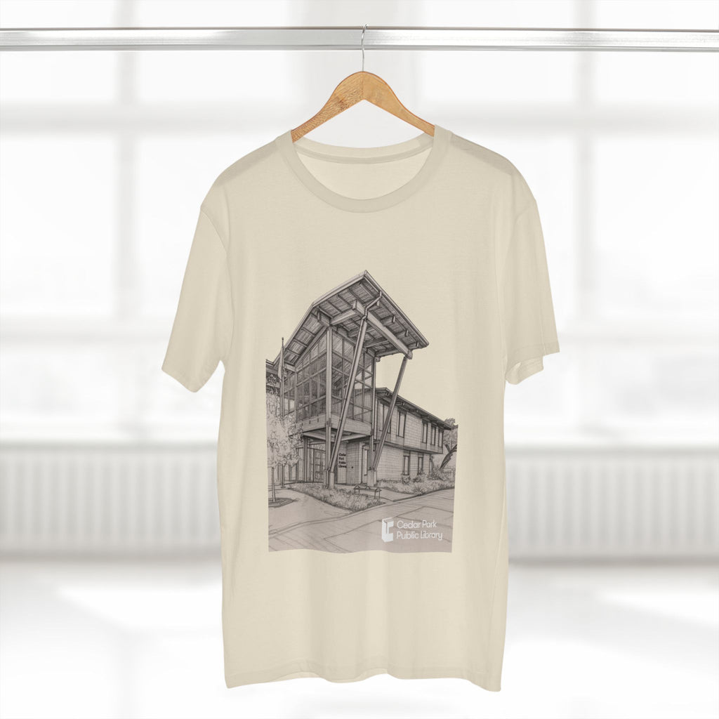 Cedar Park Library Architectural Sketch T-Shirt