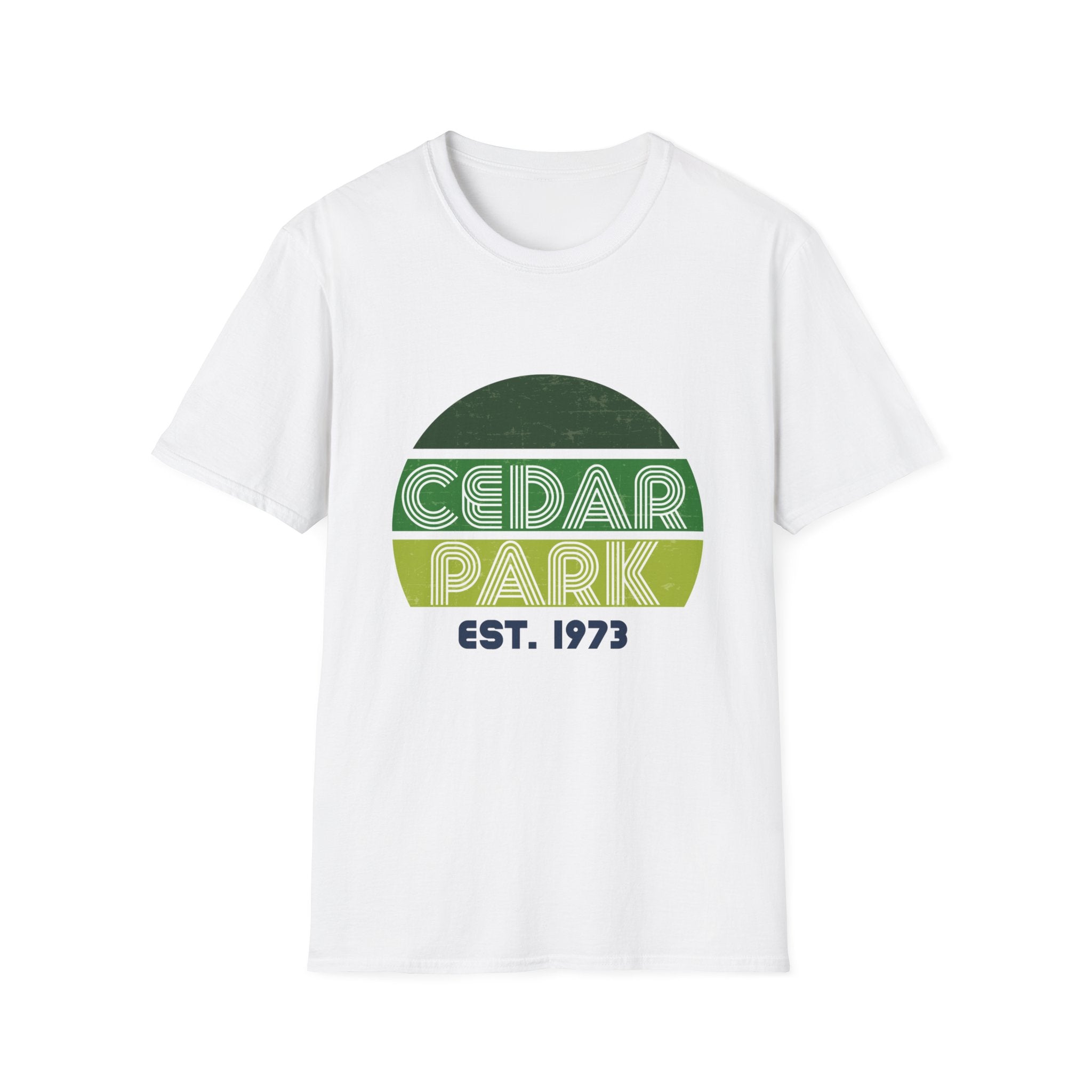 Cedar Park Retro Tee - Unisex Softstyle T-Shirt