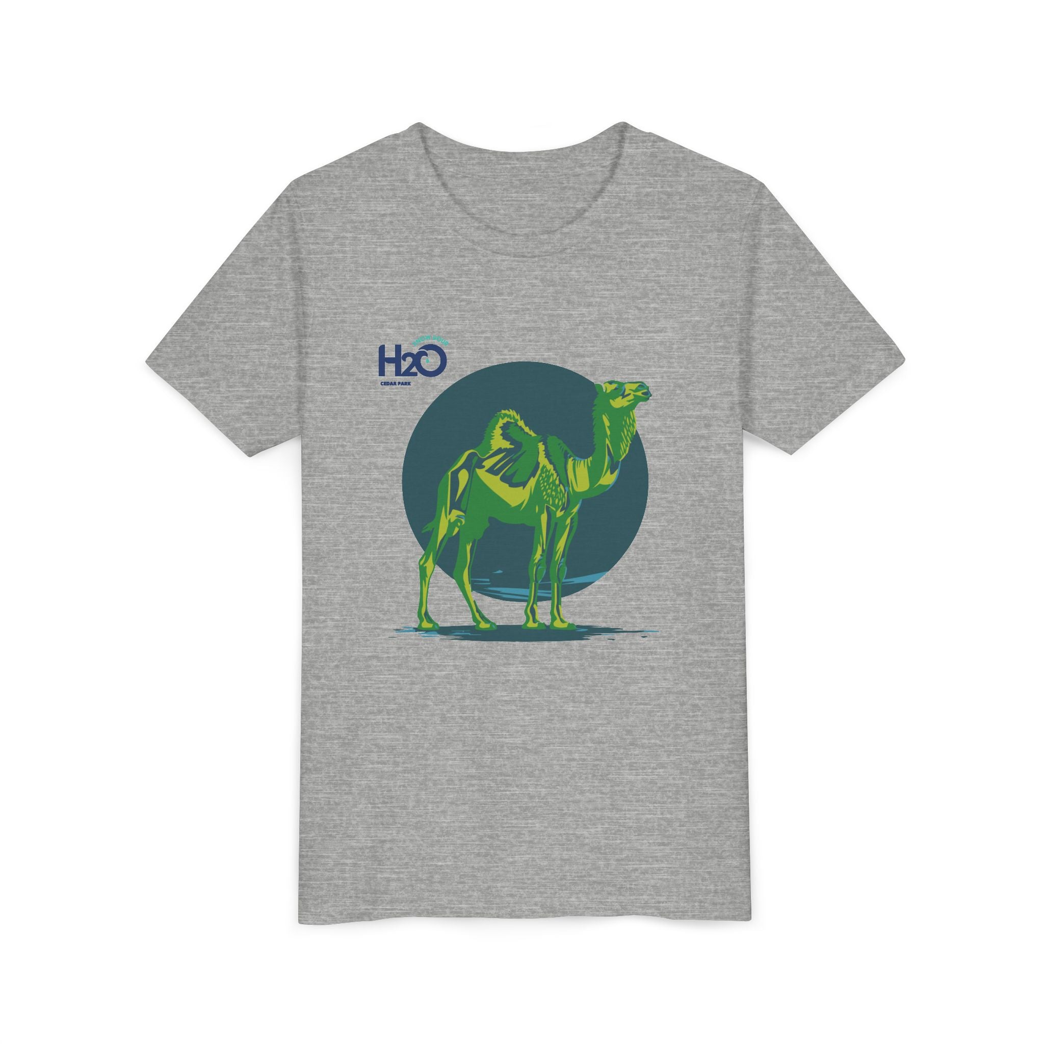 Know Your H2O Water Conservation Camel Mascot Youth Tee