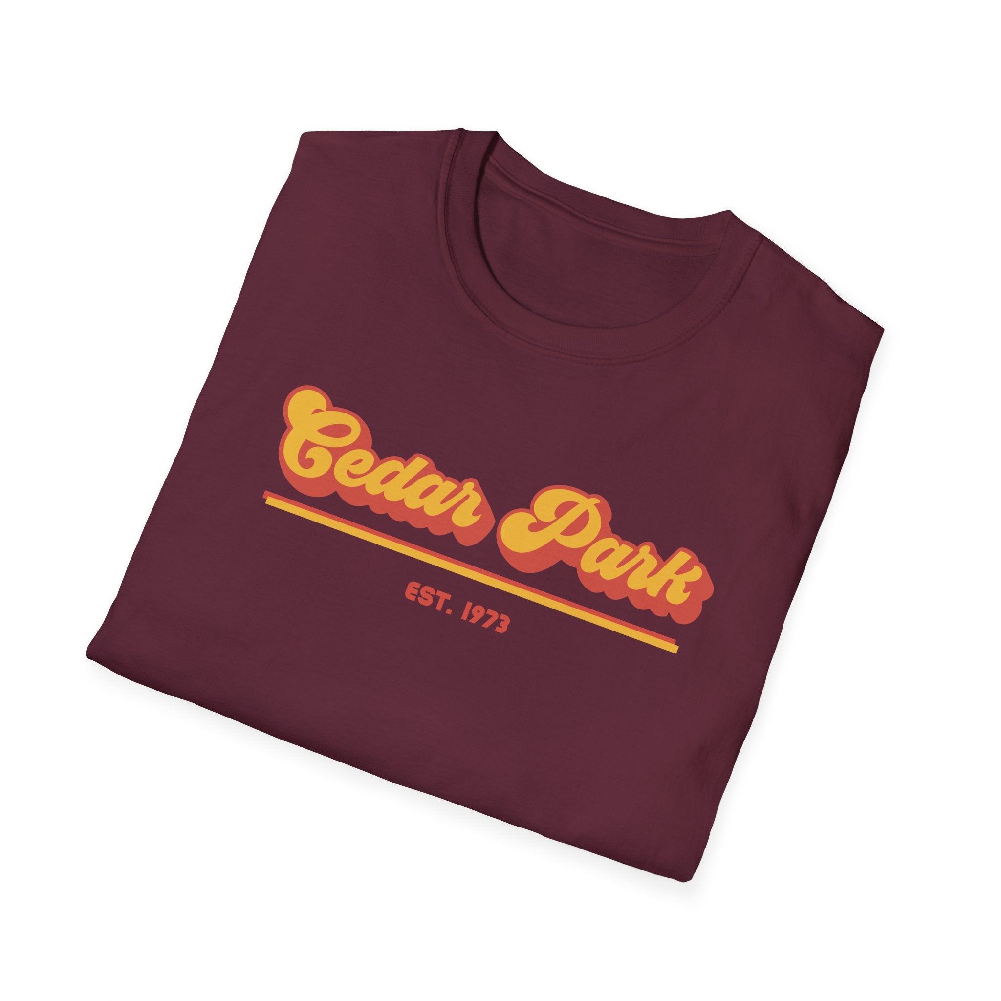 Cedar Park Retro Statement - Unisex Softstyle T-Shirt