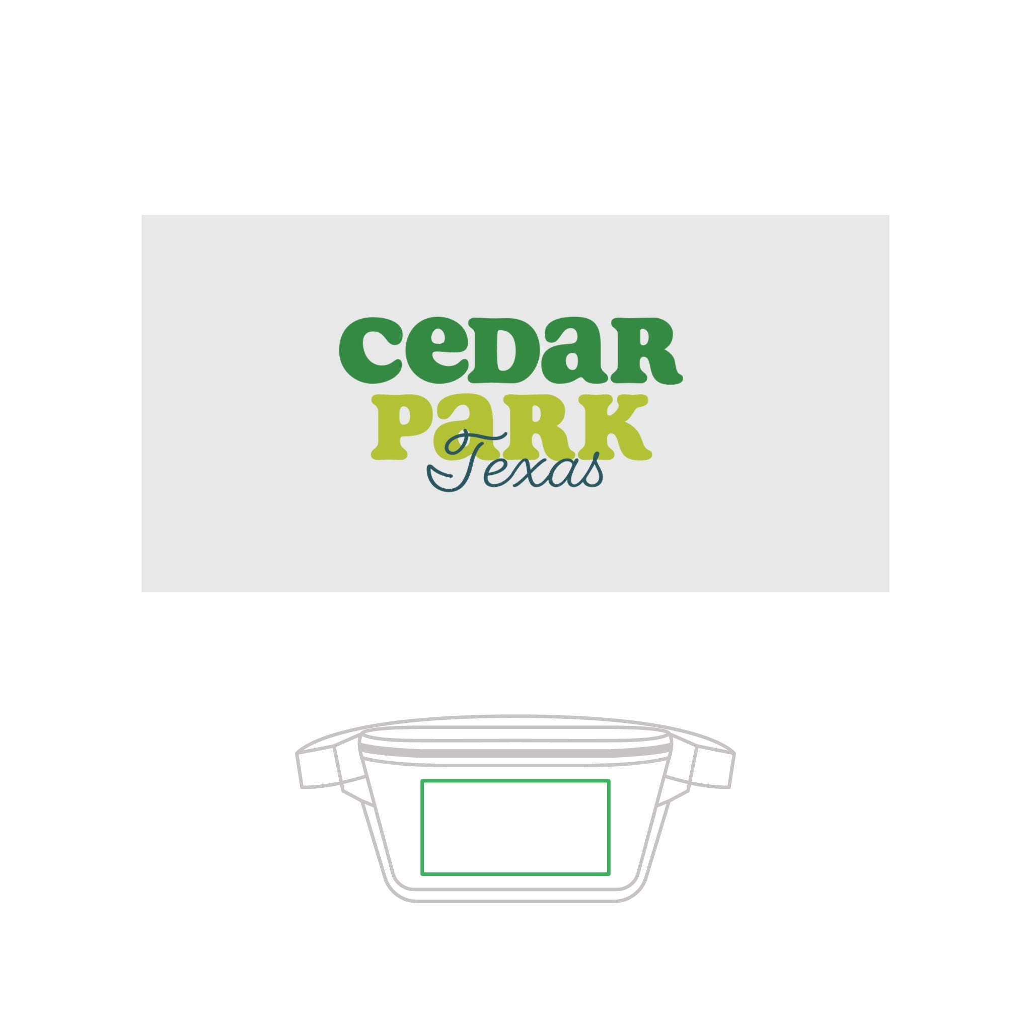 Cedar Park Texas Clear Fanny Pack: Transparent Festival Waist Bag