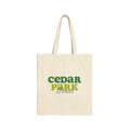 Cedar Park-themed Cotton Canvas Tote Bag