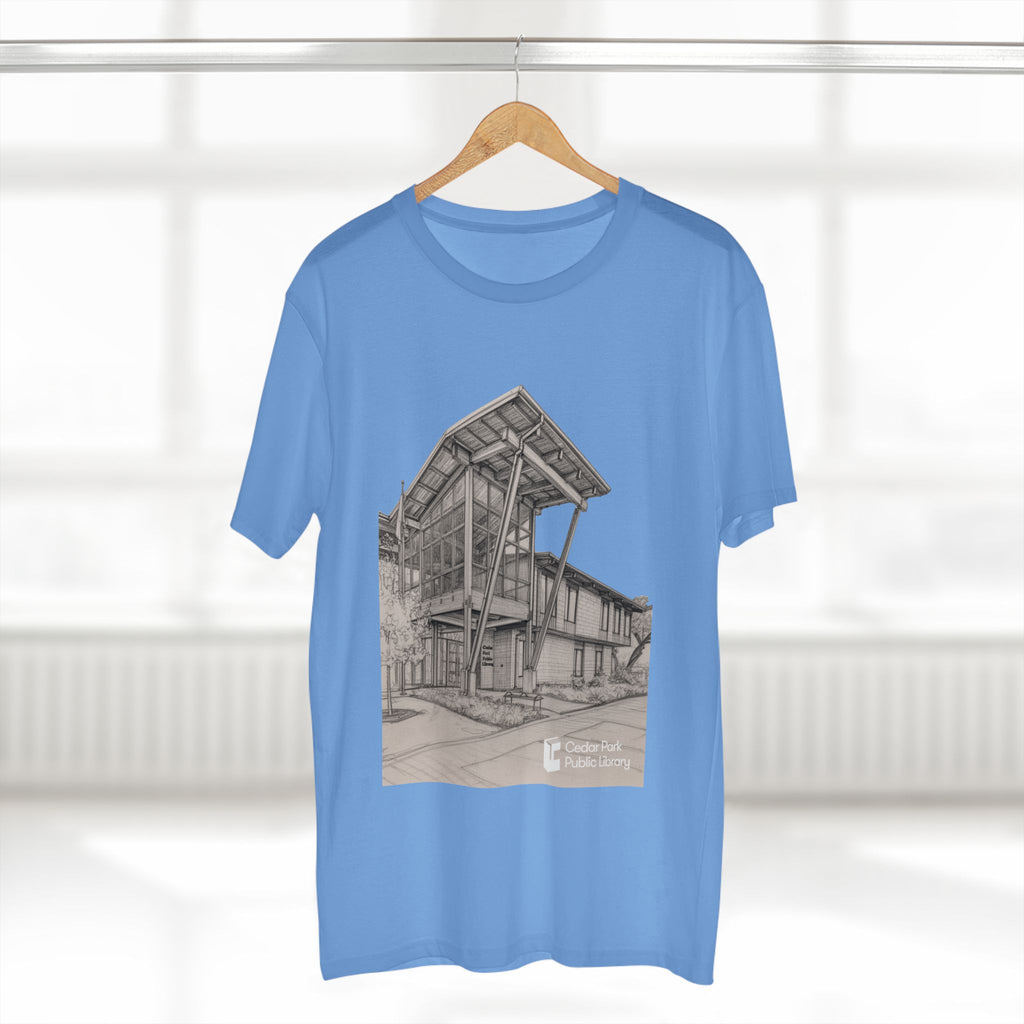 Cedar Park Library Architectural Sketch T-Shirt