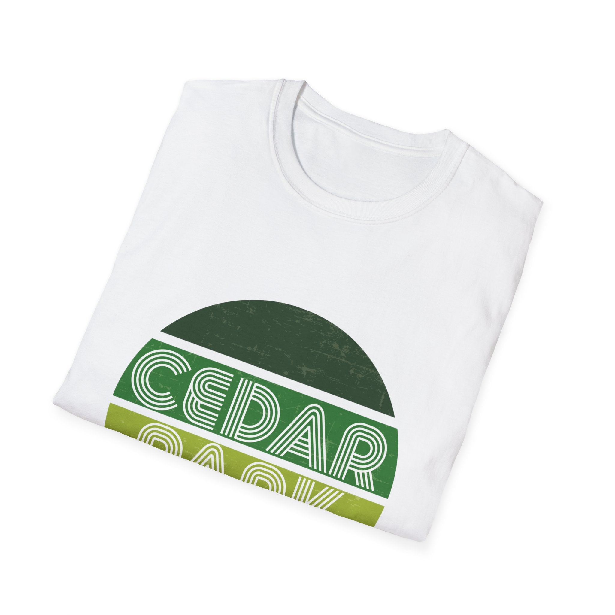 Cedar Park Retro Tee - Unisex Softstyle T-Shirt