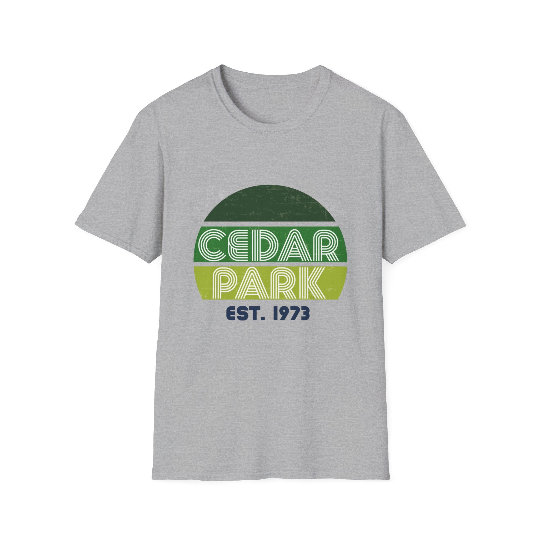 Cedar Park Retro Tee - Unisex Softstyle T-Shirt