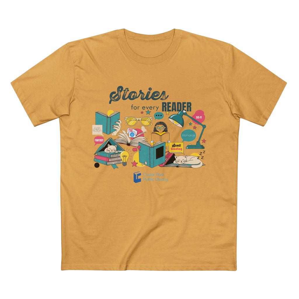 Stories for Every Reader Cedar Park Library T-Shirt