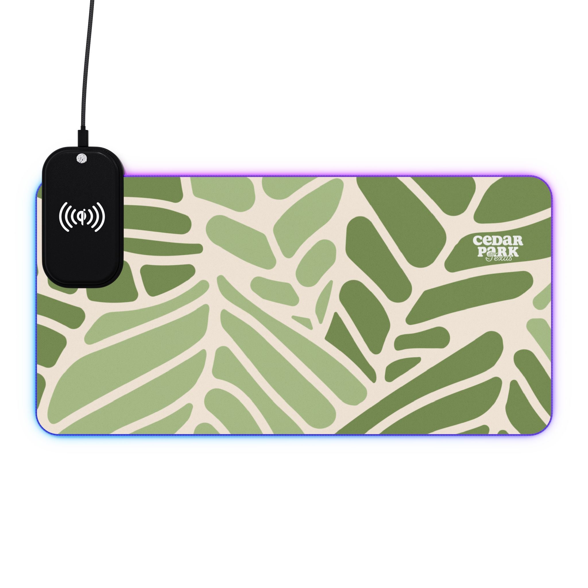 Cedar Park Wireless LED Charging Mouse Pad