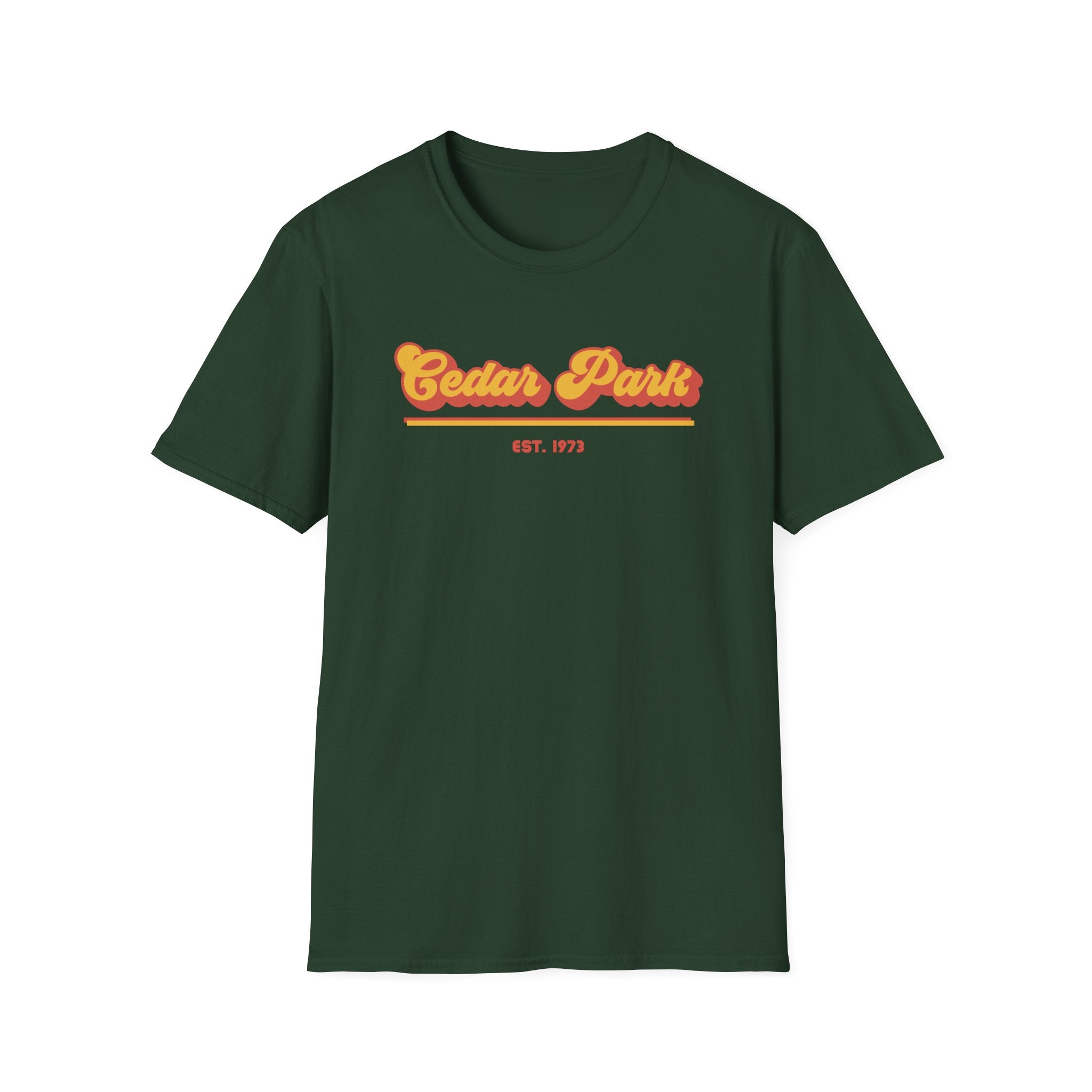 Cedar Park Retro Statement - Unisex Softstyle T-Shirt