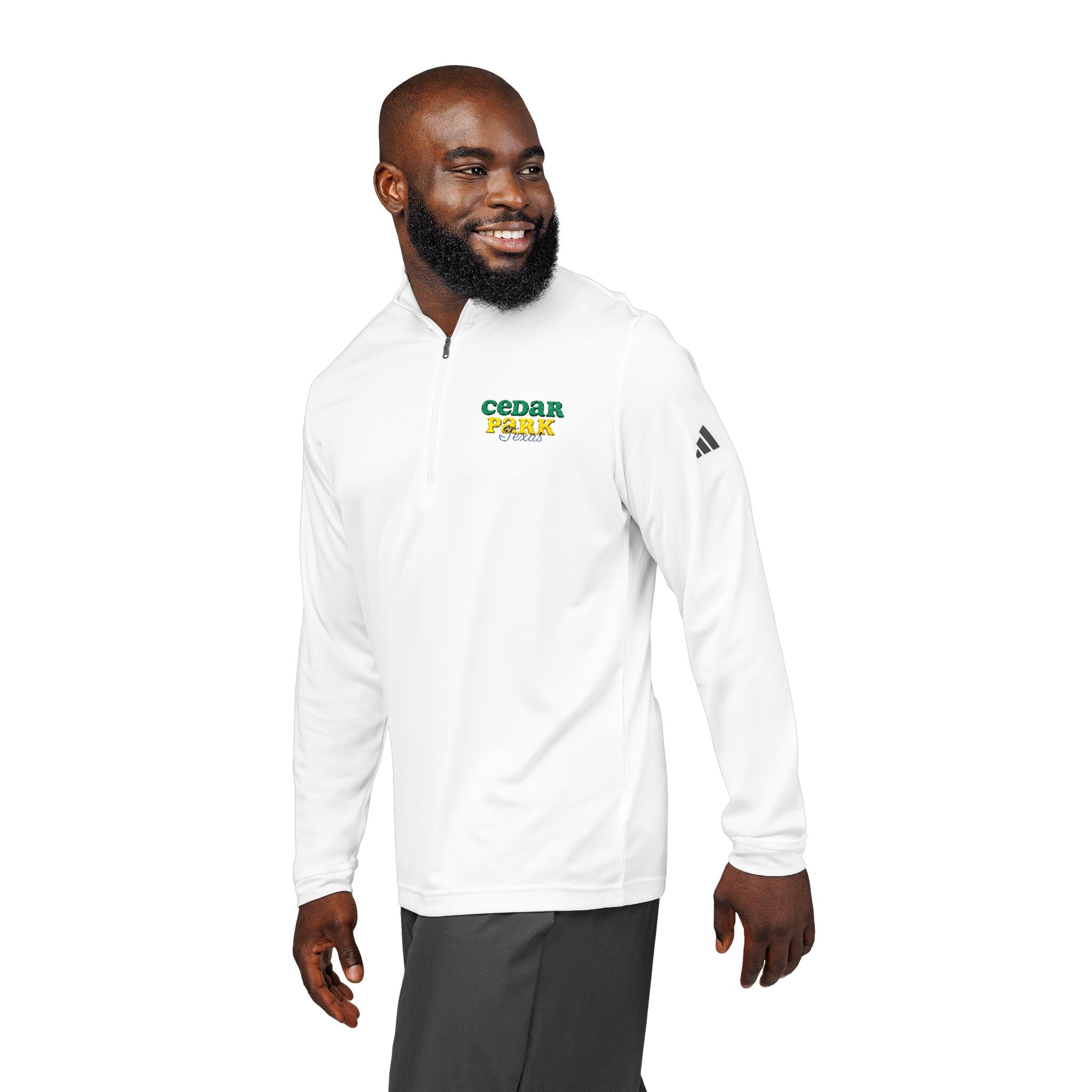 Cedar Park Embroidered Quarter Zip Pullover
