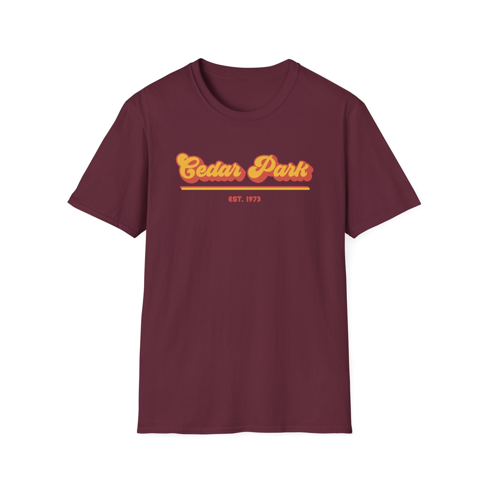 Cedar Park Retro Statement - Unisex Softstyle T-Shirt