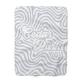 Cedar Park Sherpa Fleece Blanket - Muted Retro