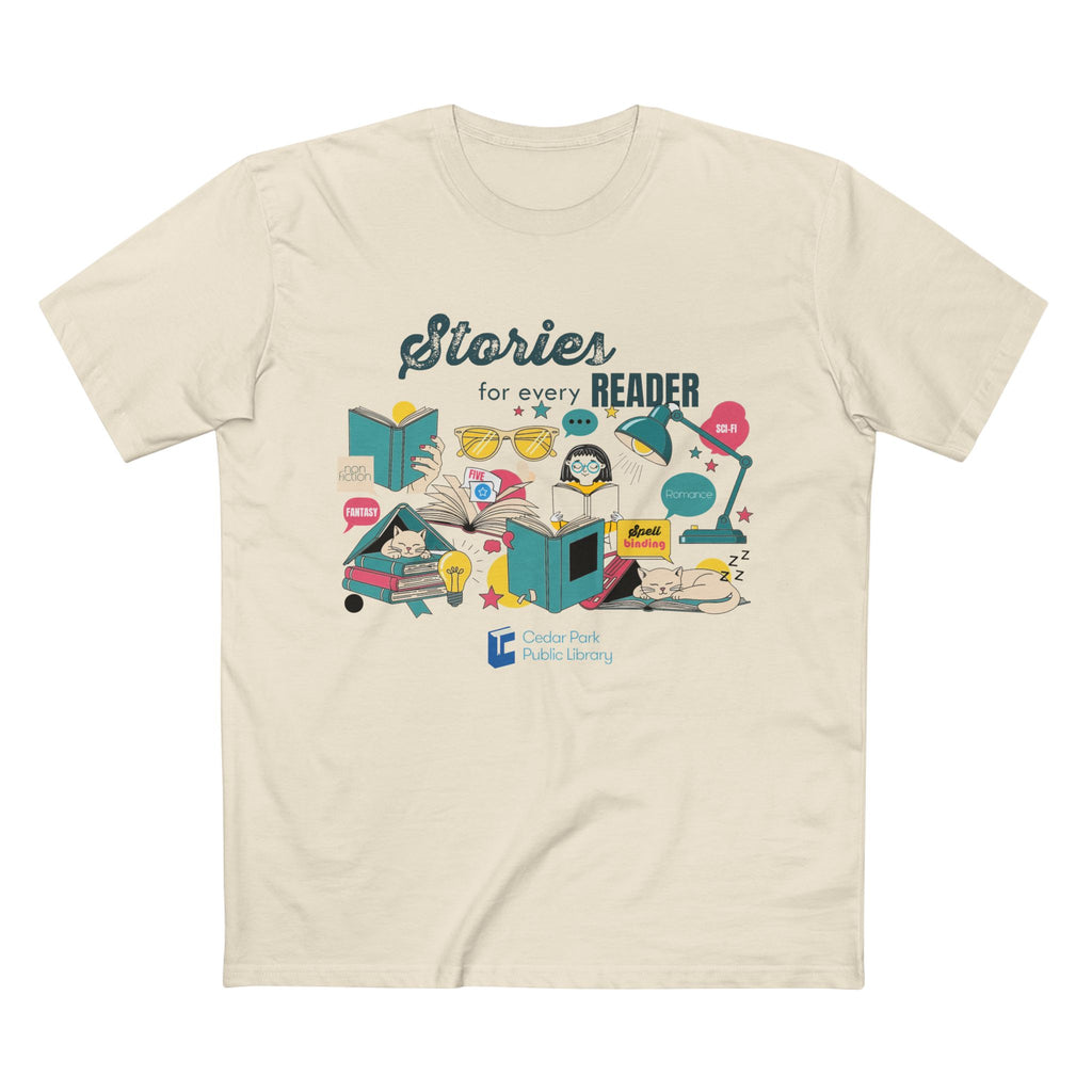 Stories for Every Reader Cedar Park Library T-Shirt