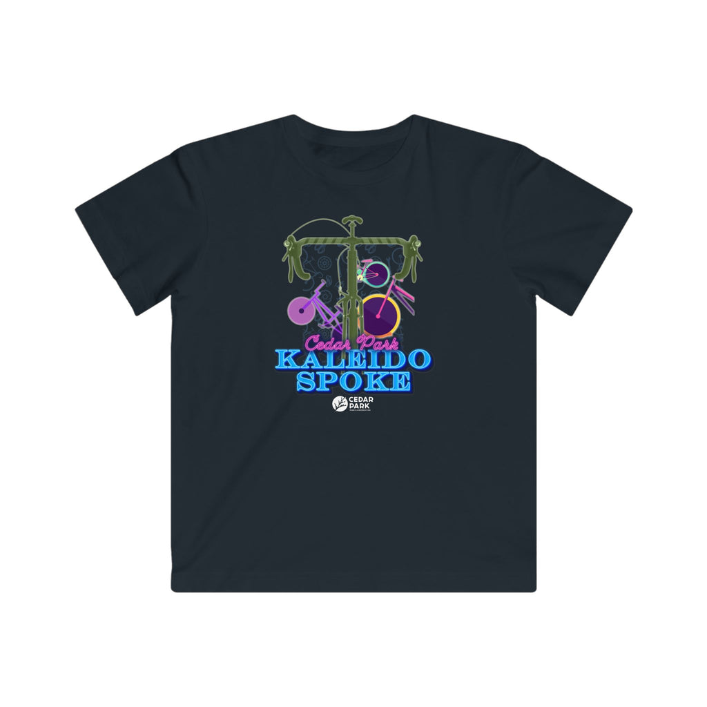 Kids Kaleidospoke Neon Crew Tee